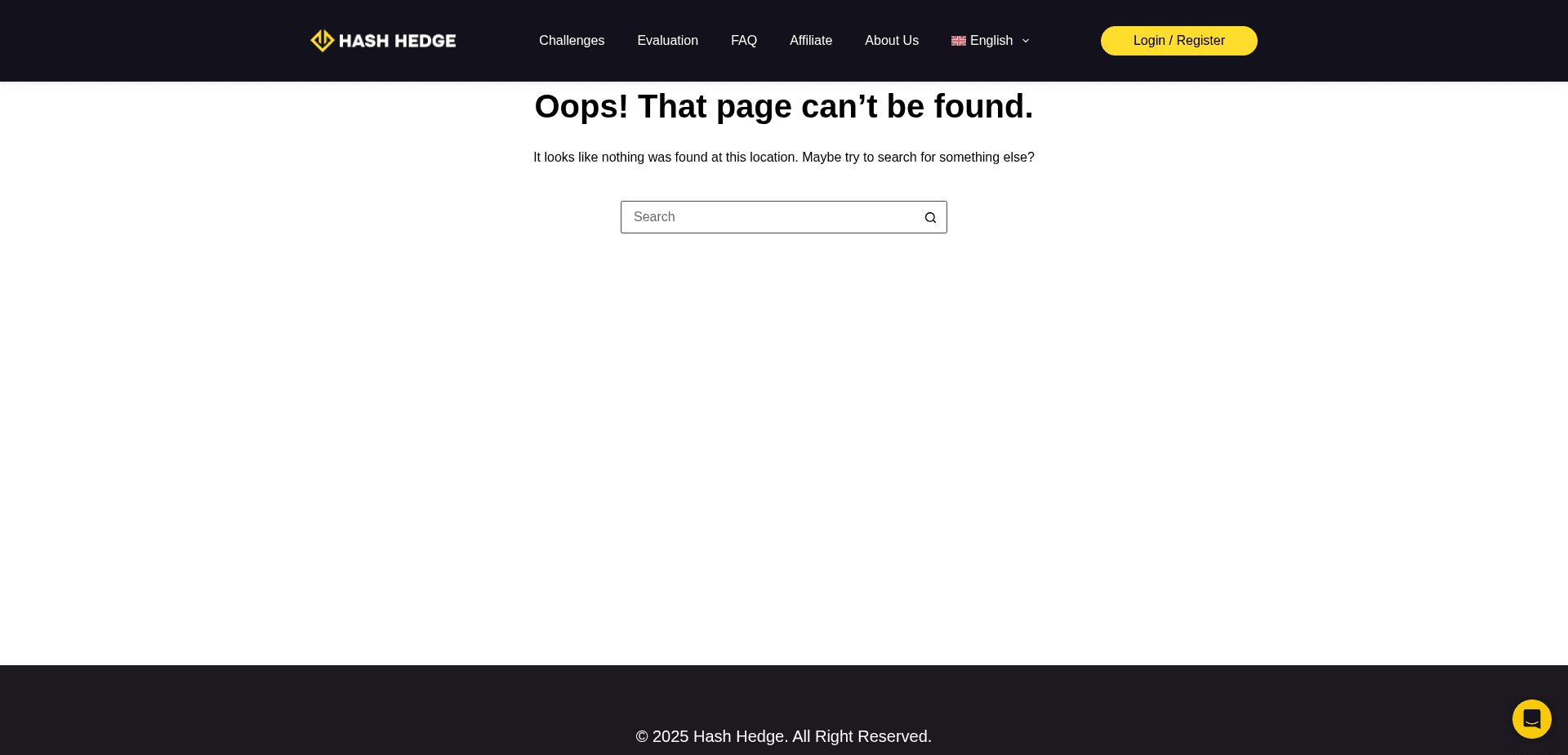 Screenshot for hashhedge.com - 0