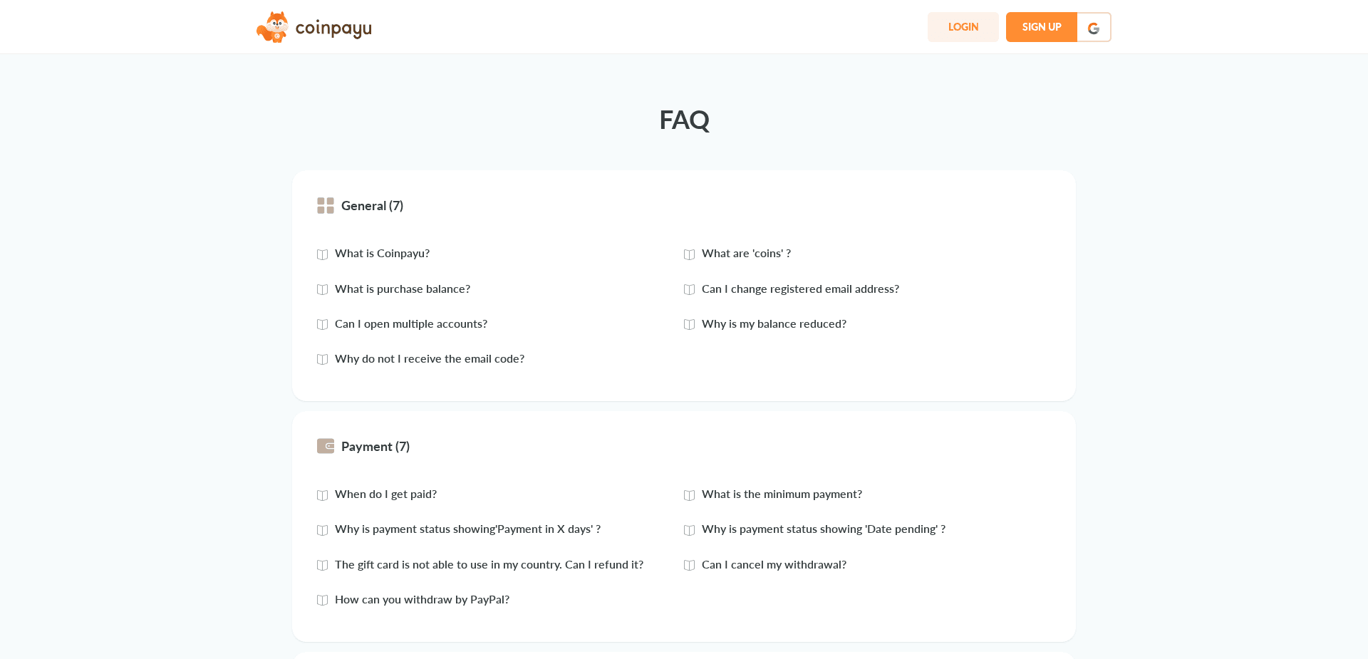 Screenshot for coinpayu.com - 2
