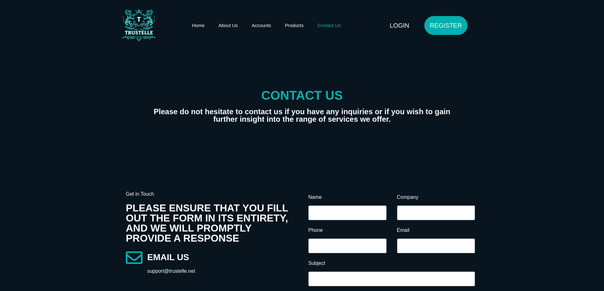 Screenshot for trustelle.net - 3
