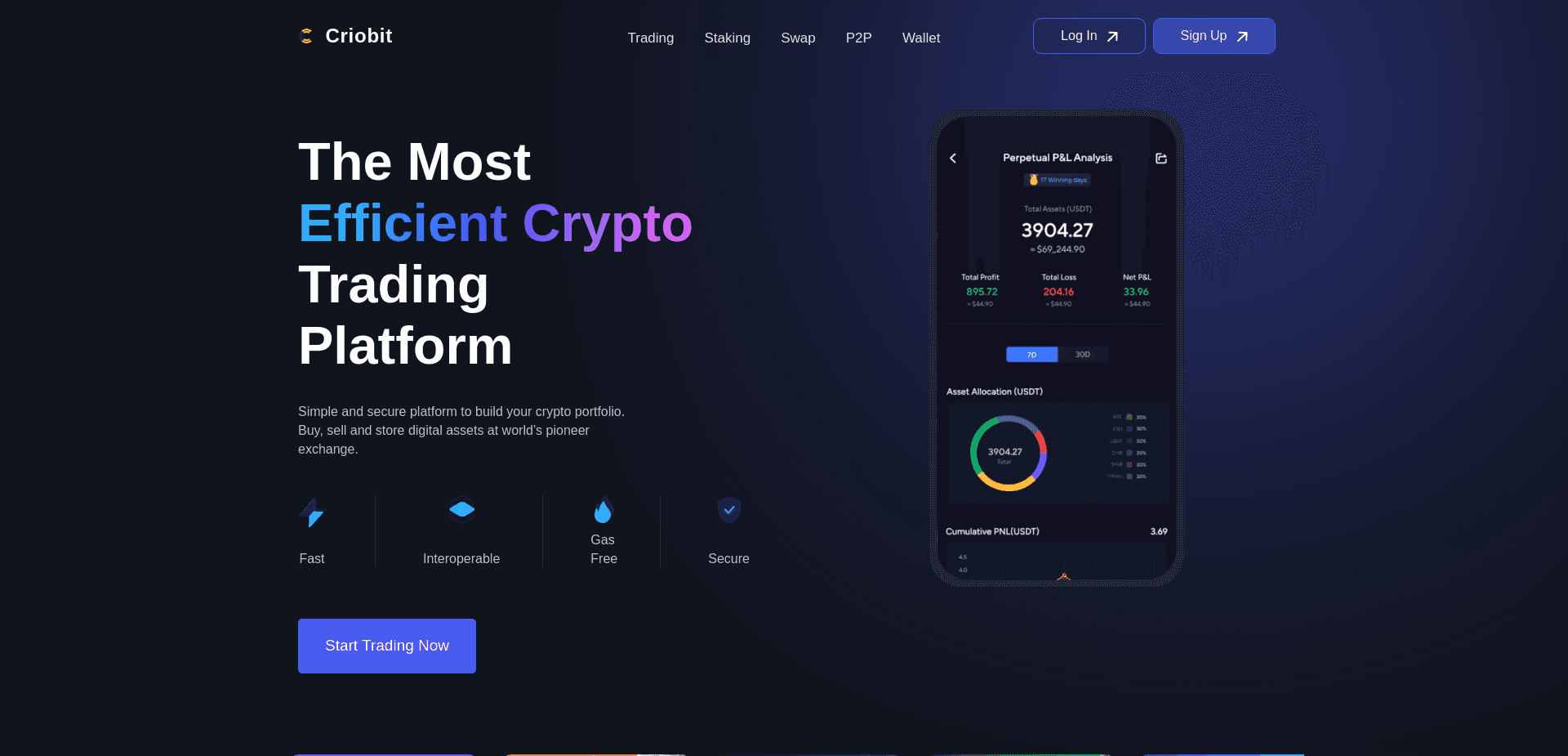 Screenshot for criobit.com - 0