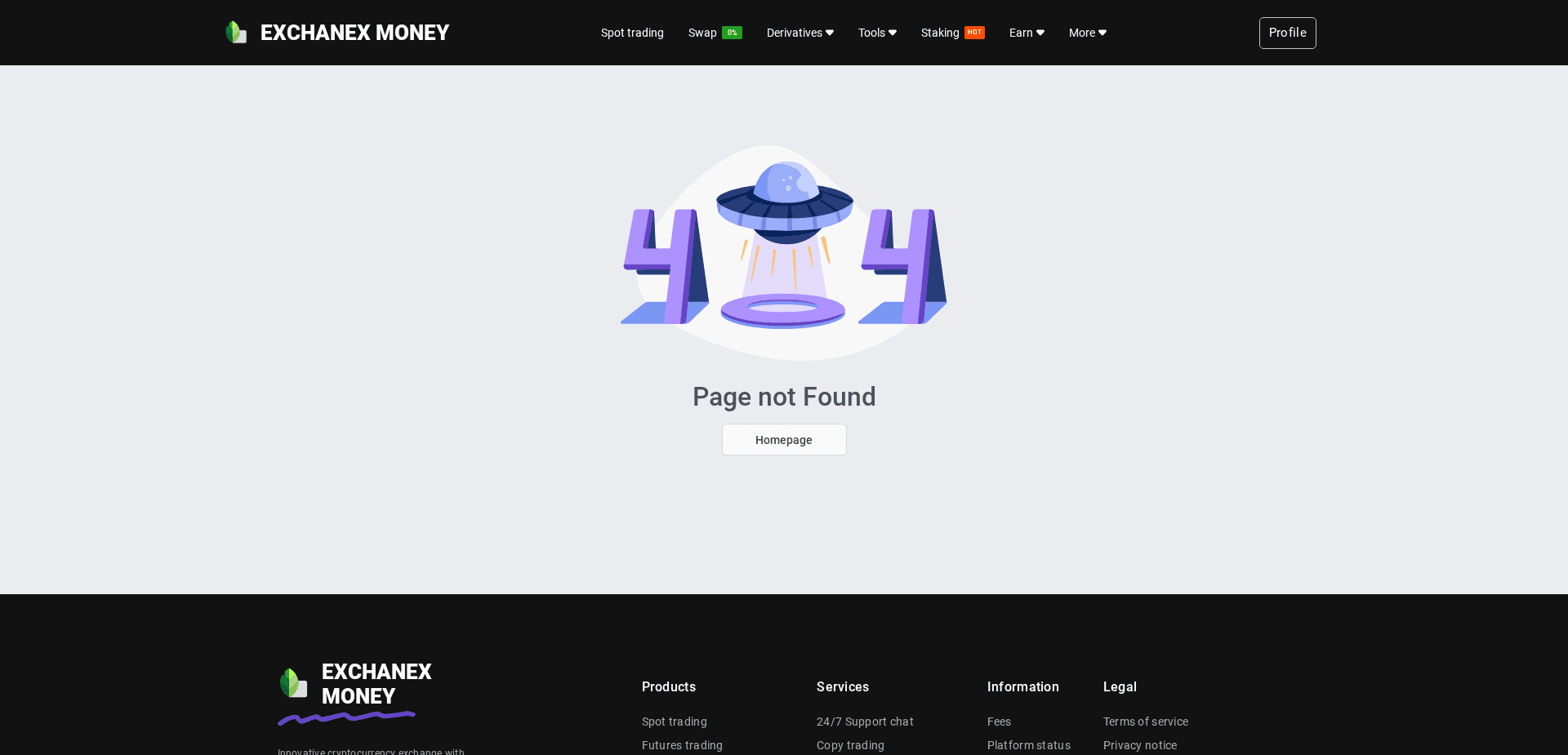 Screenshot for exchanex.org - 0
