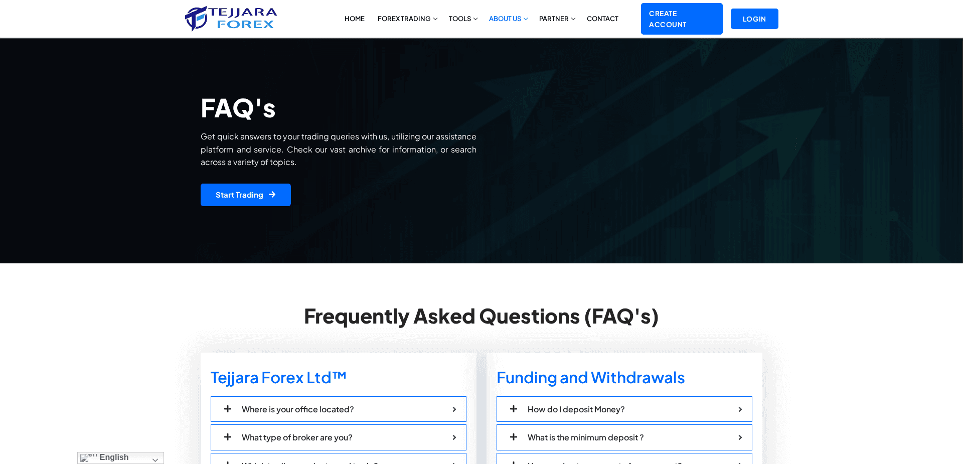 Screenshot for tejjaraforex.com - 3