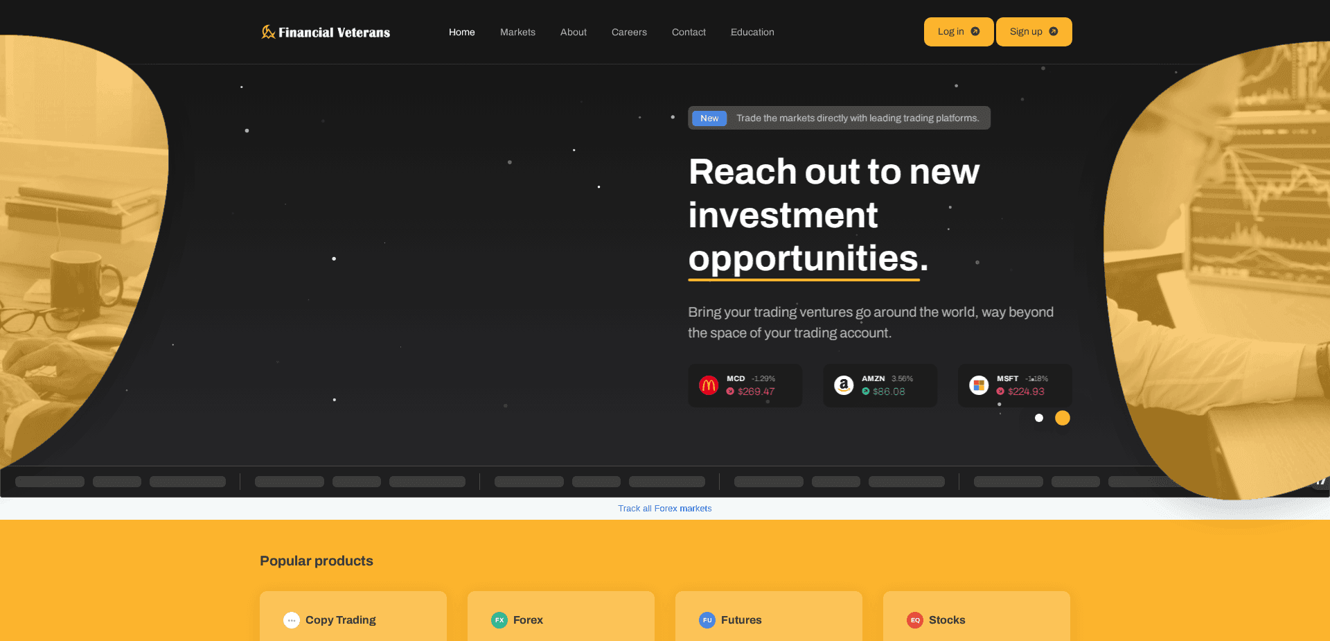 Screenshot for financialveterans.com - 1