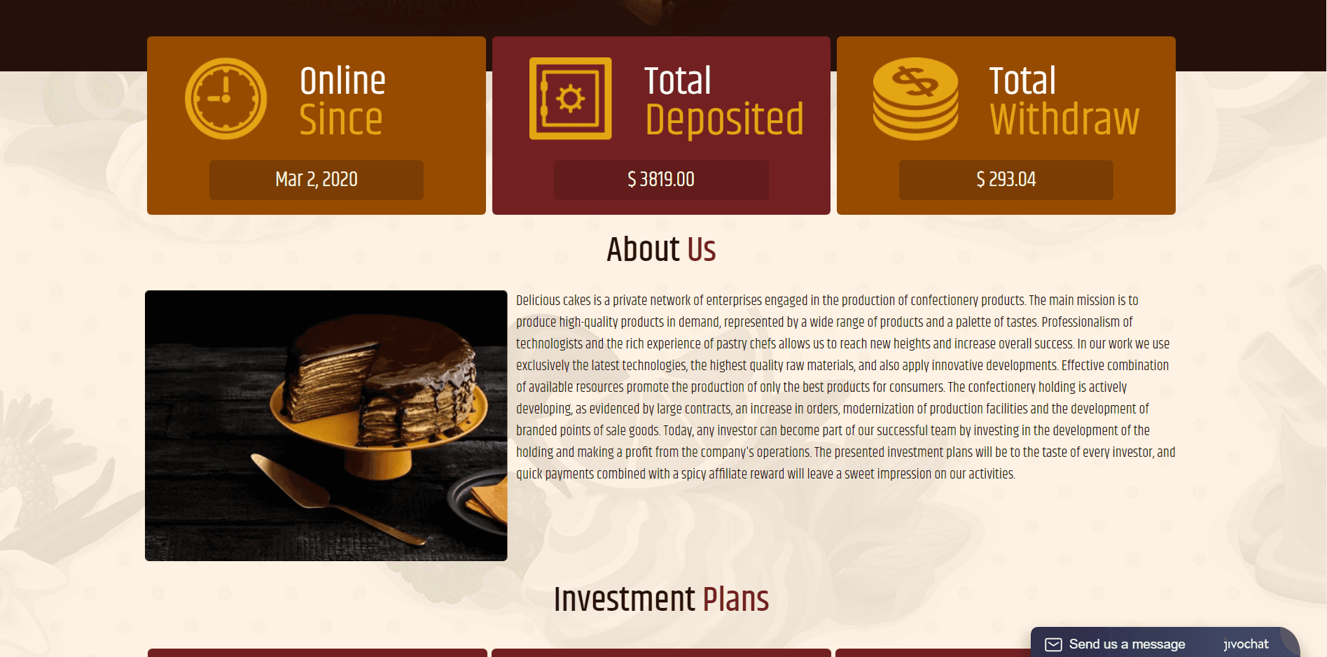 Delicious Cakes - Лохотрон