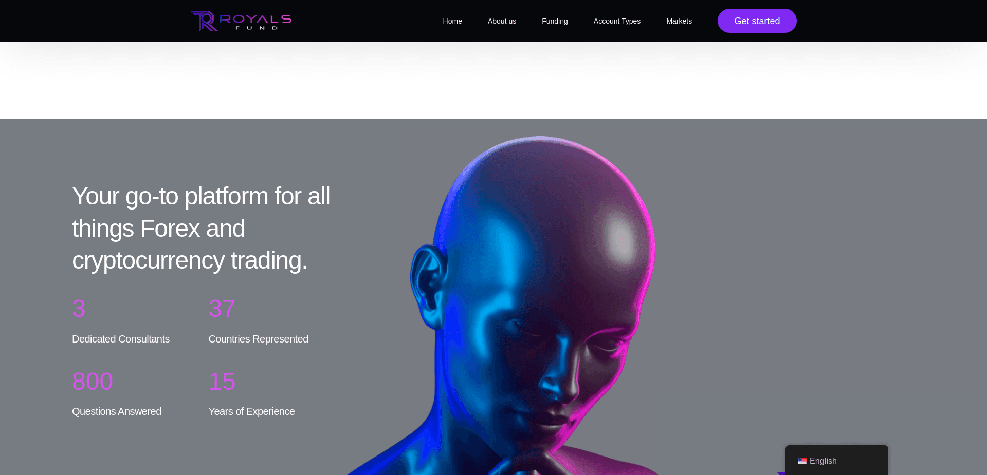 Screenshot for royalsfund.com - 3