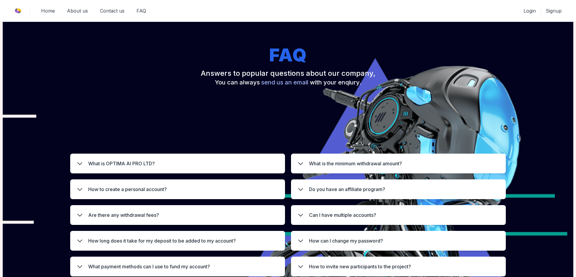 Screenshot for optima-aipro.online - 0