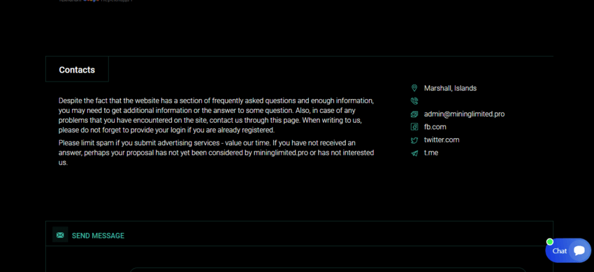 контакты мошенников на сайте
