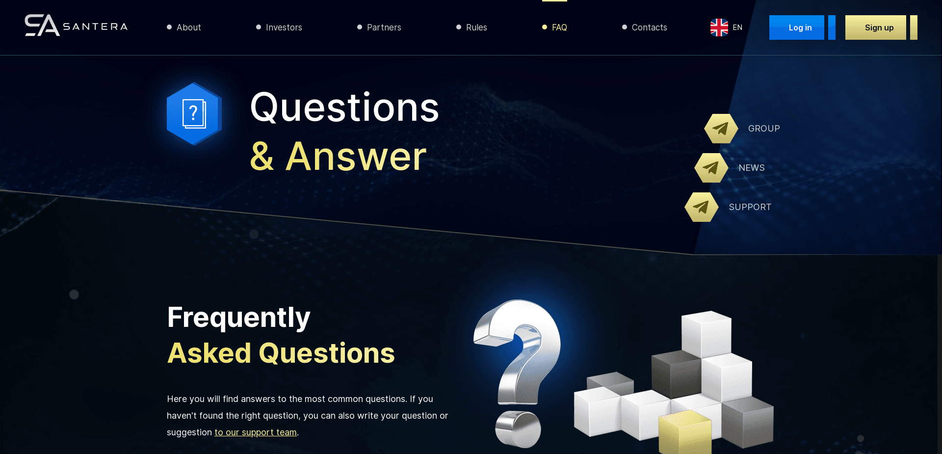 Screenshot for santera.cc - 0