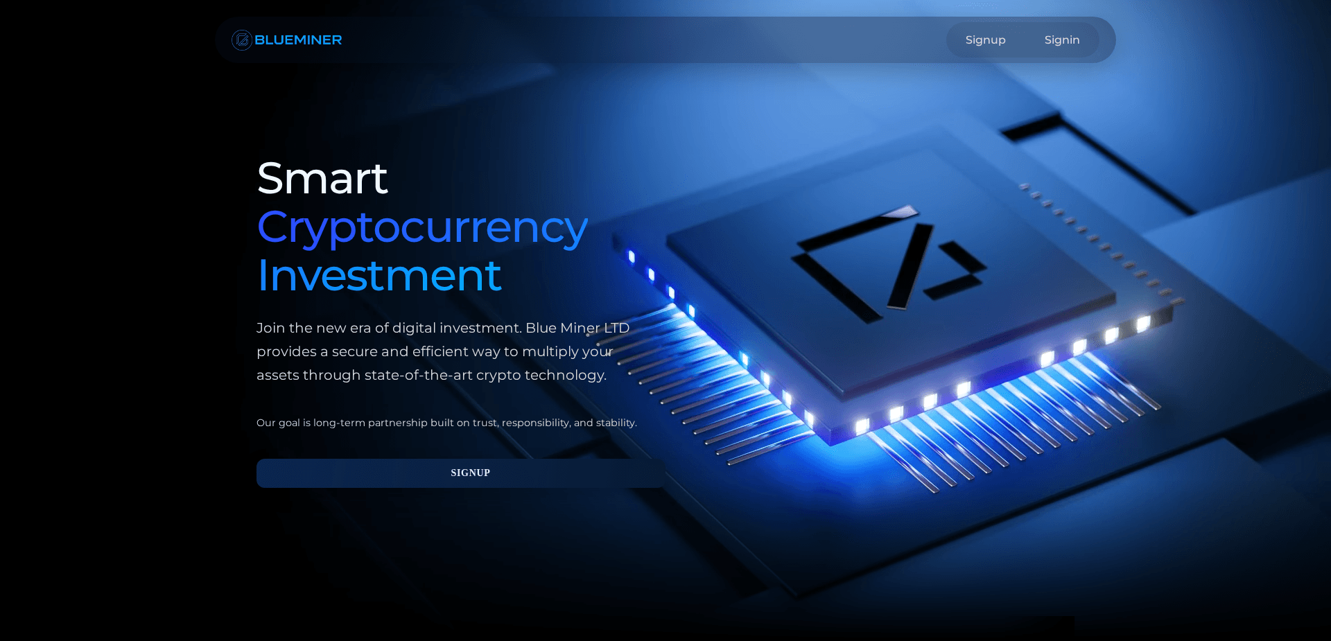 Screenshot for blueminer.top - 3