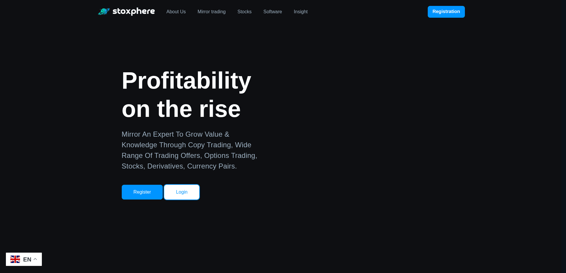 Screenshot for stoxphere.com - 0