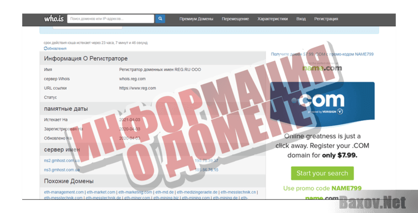 Ethereum Multipler Информация о домене