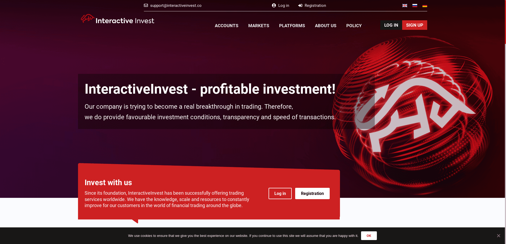 Interactive Invest отзывы и обзор. Развод, лохотрон или правда. Только честные и правдивые отзывы на Baxov.Net