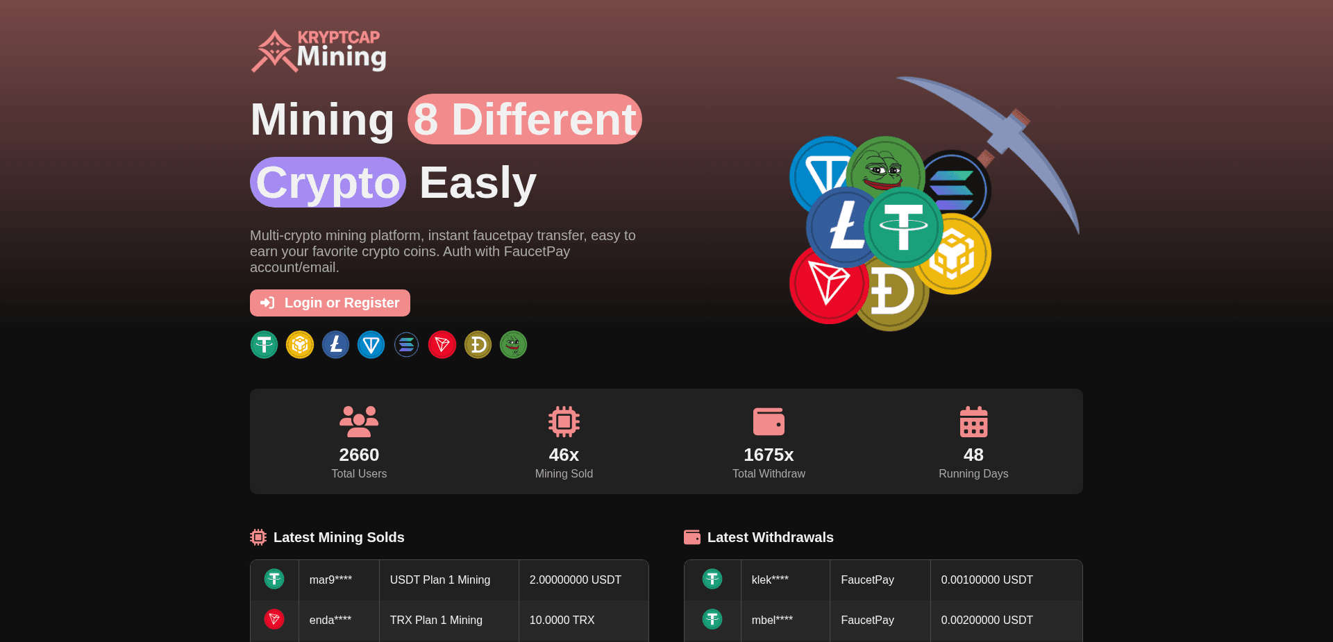 Screenshot for kryptcap.com - 1