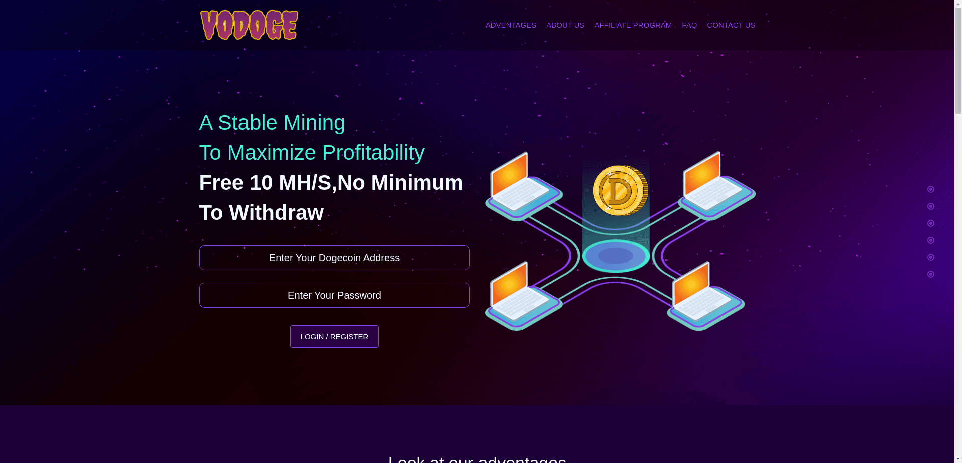 Vodoge Mining отзывы и обзор. Развод, лохотрон или правда. Только честные и правдивые отзывы на Baxov.Net