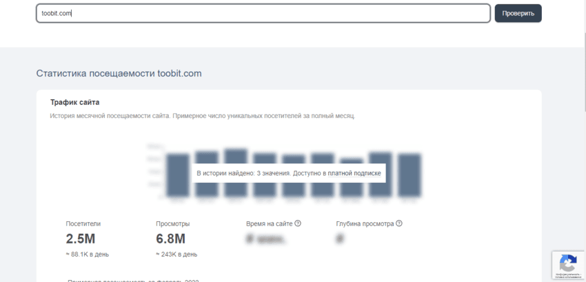 статистика проекта