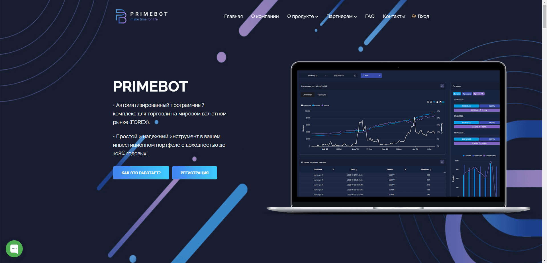 Primebot отзывы и обзор. Развод, лохотрон или правда. Только честные и правдивые отзывы на Baxov.Net