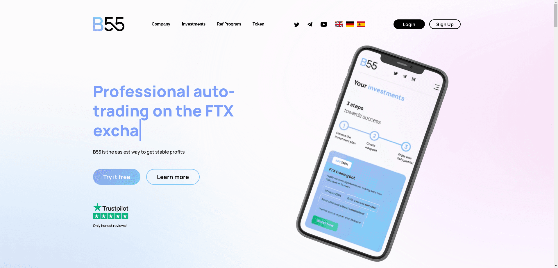 B55 Finance Statistics отзывы и обзор. Развод, лохотрон или правда. Только честные и правдивые отзывы на Baxov.Net