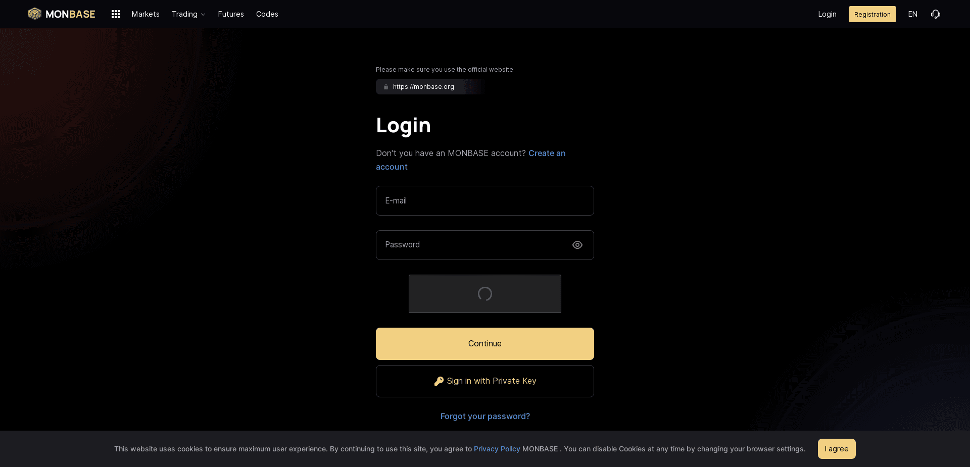 Screenshot for monbase.org - 2