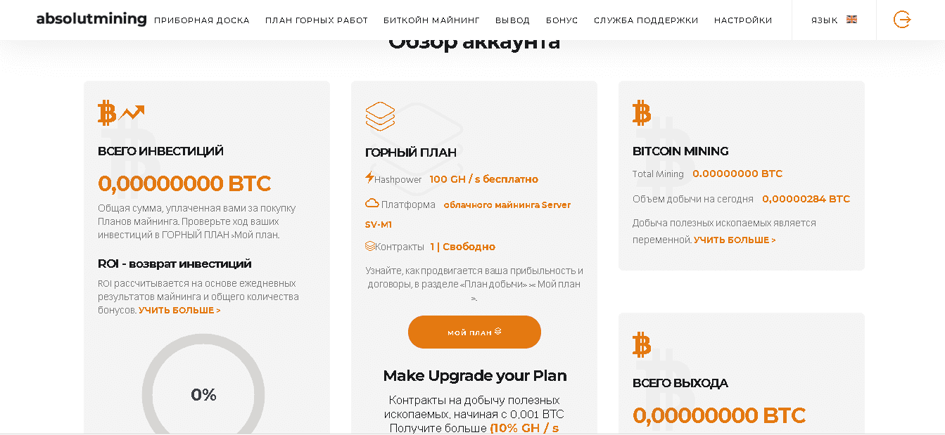 AbsolutMining - На проверке