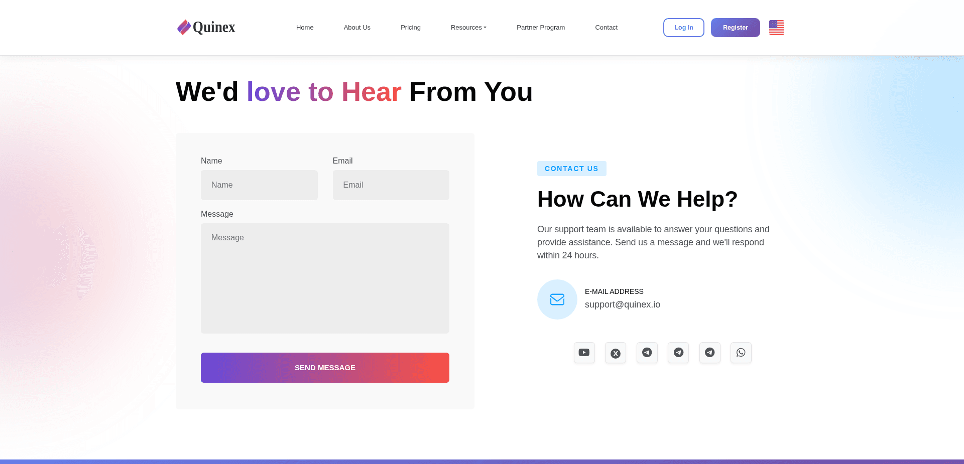 Screenshot for quinex.io - 3