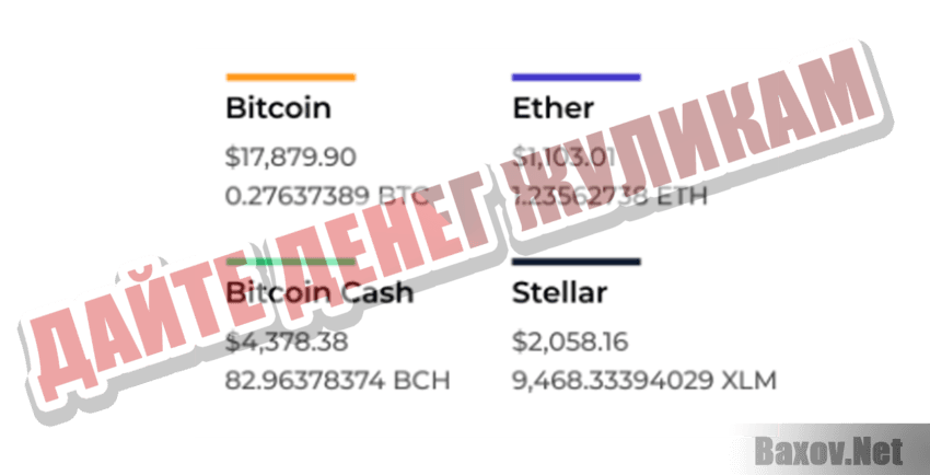 Bloсkchain Wallet Дайте денег жуликам