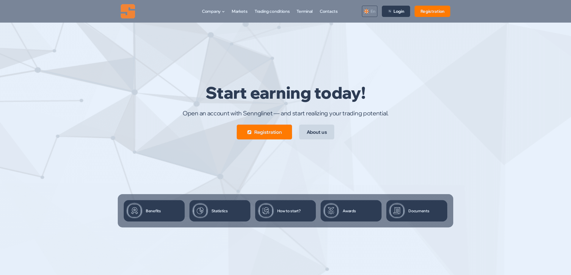 Screenshot for sennglinet.com - 2