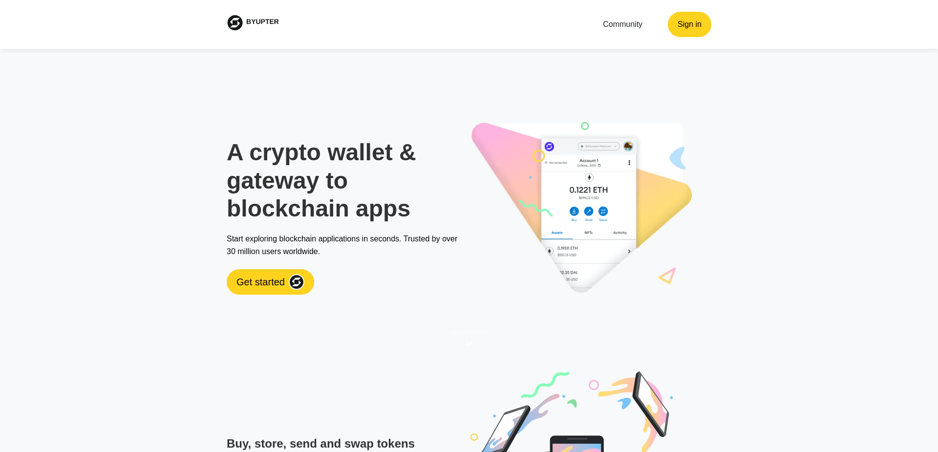 Screenshot for byupter.com - 1