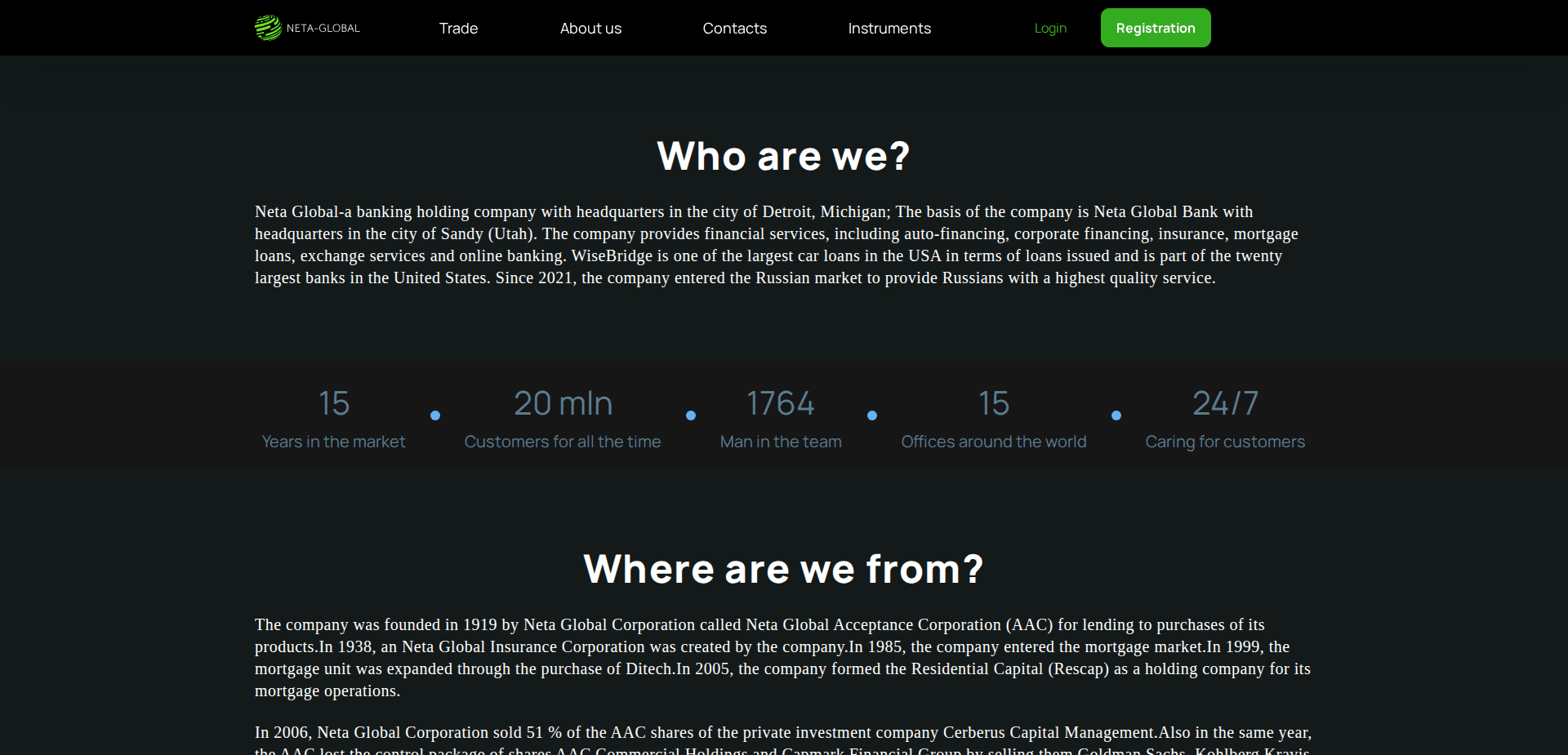 Website screenshot for https://neta-global.com/ - 3