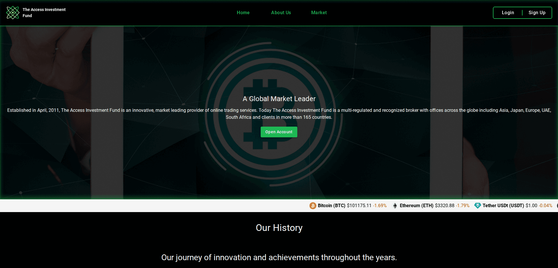 Website screenshot for https://theaccessfund.net/ - 2