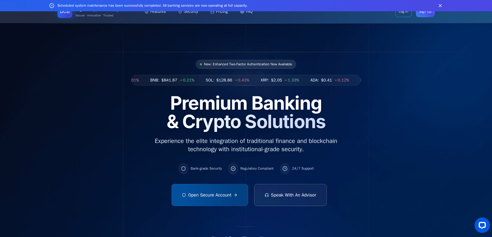 Website screenshot for https://dcb-banking.com/ - 1