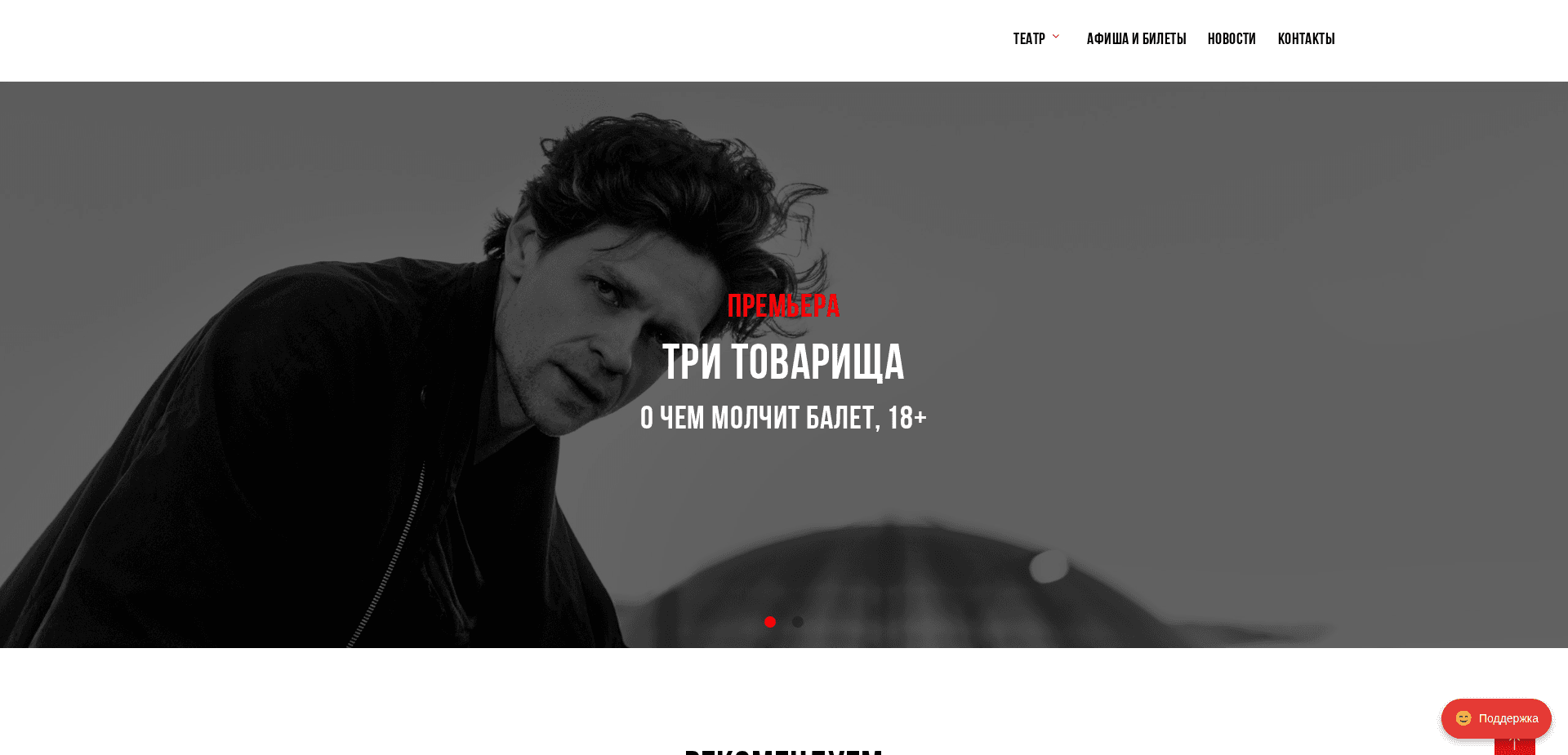 Website screenshot for https://theater.ru.net/ - 1