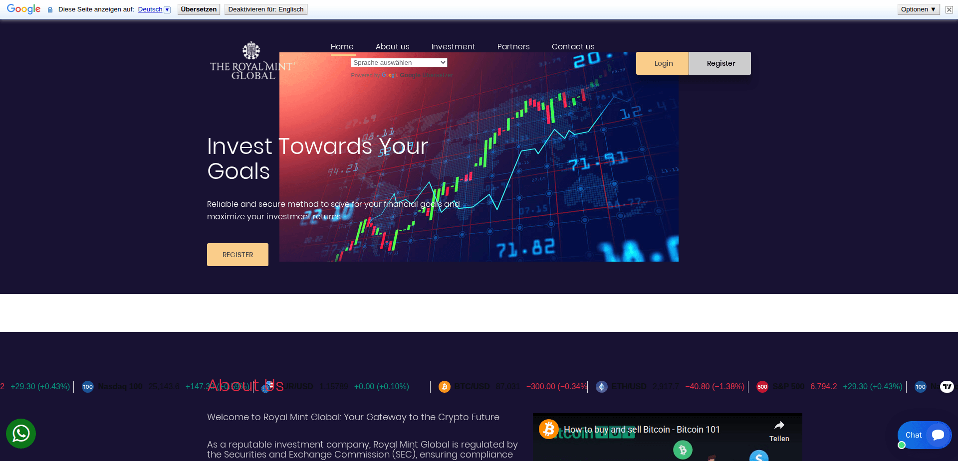 Website screenshot for https://royalmintglobal.com/ - 1