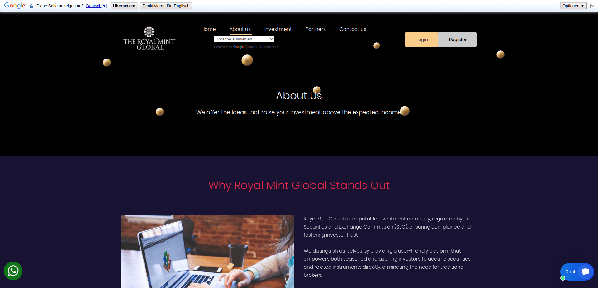 Website screenshot for https://royalmintglobal.com/ - 3