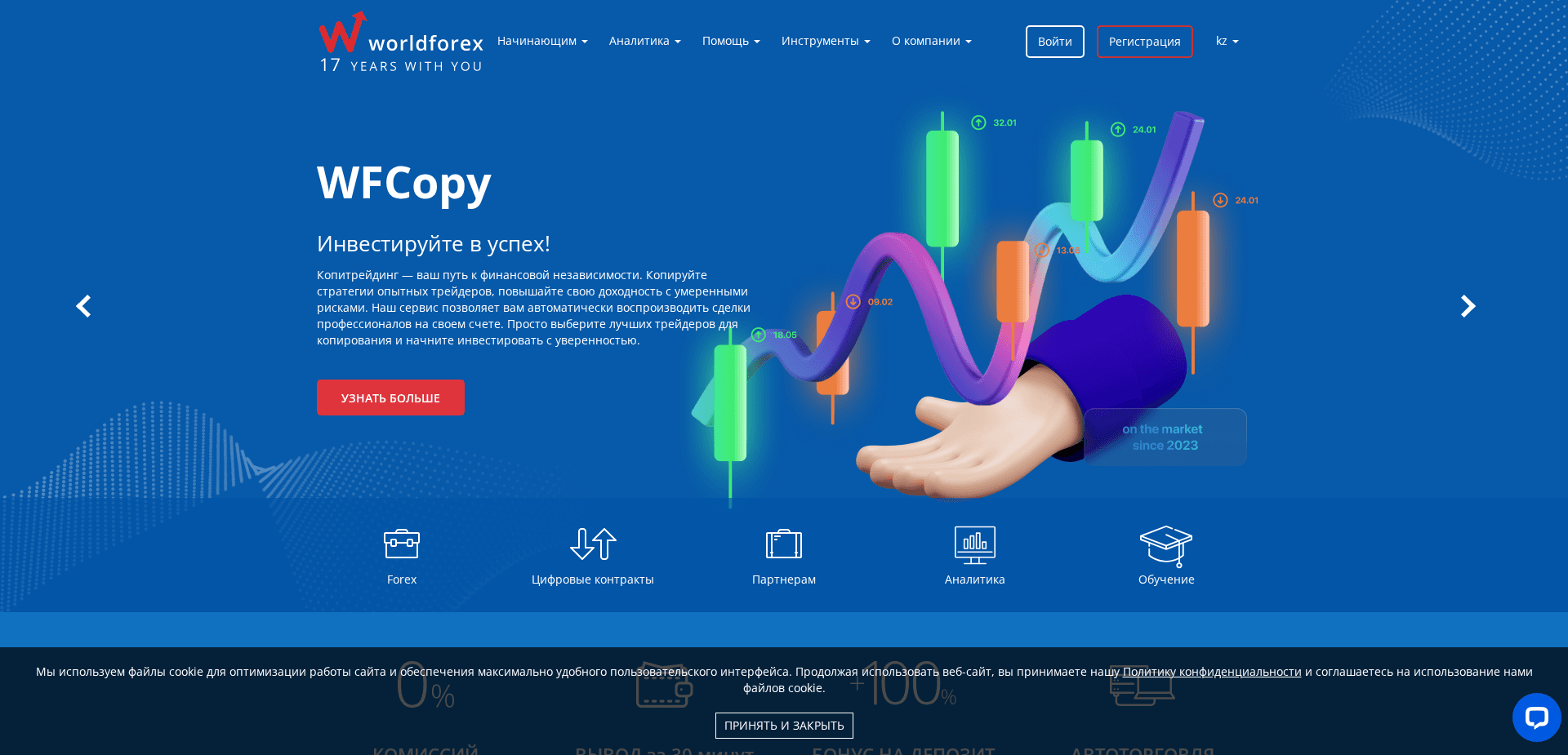 Website screenshot for https://wforex.website/ - 1