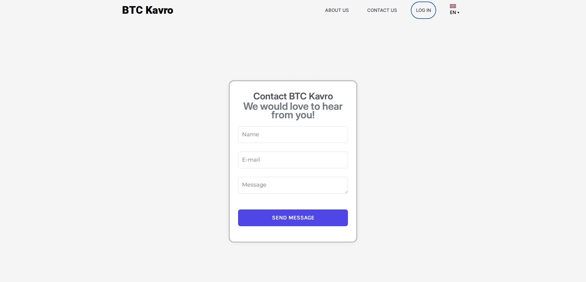 Website screenshot for https://btc-kavro.com/ - 2