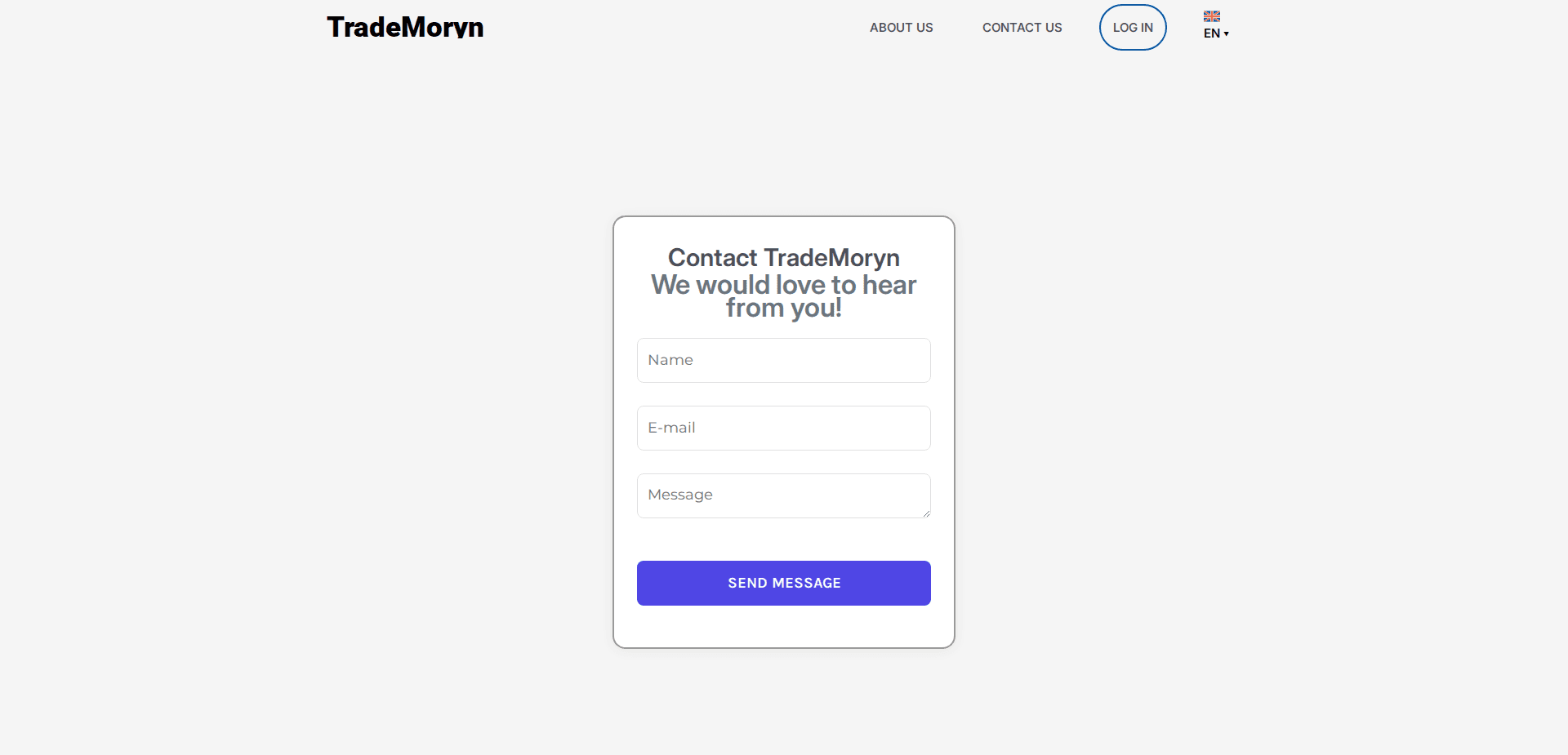 Website screenshot for https://trademoryn.com/ - 2