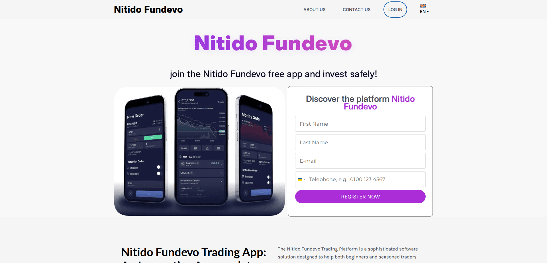 Website screenshot for https://nitidofundevo.com/ - 1