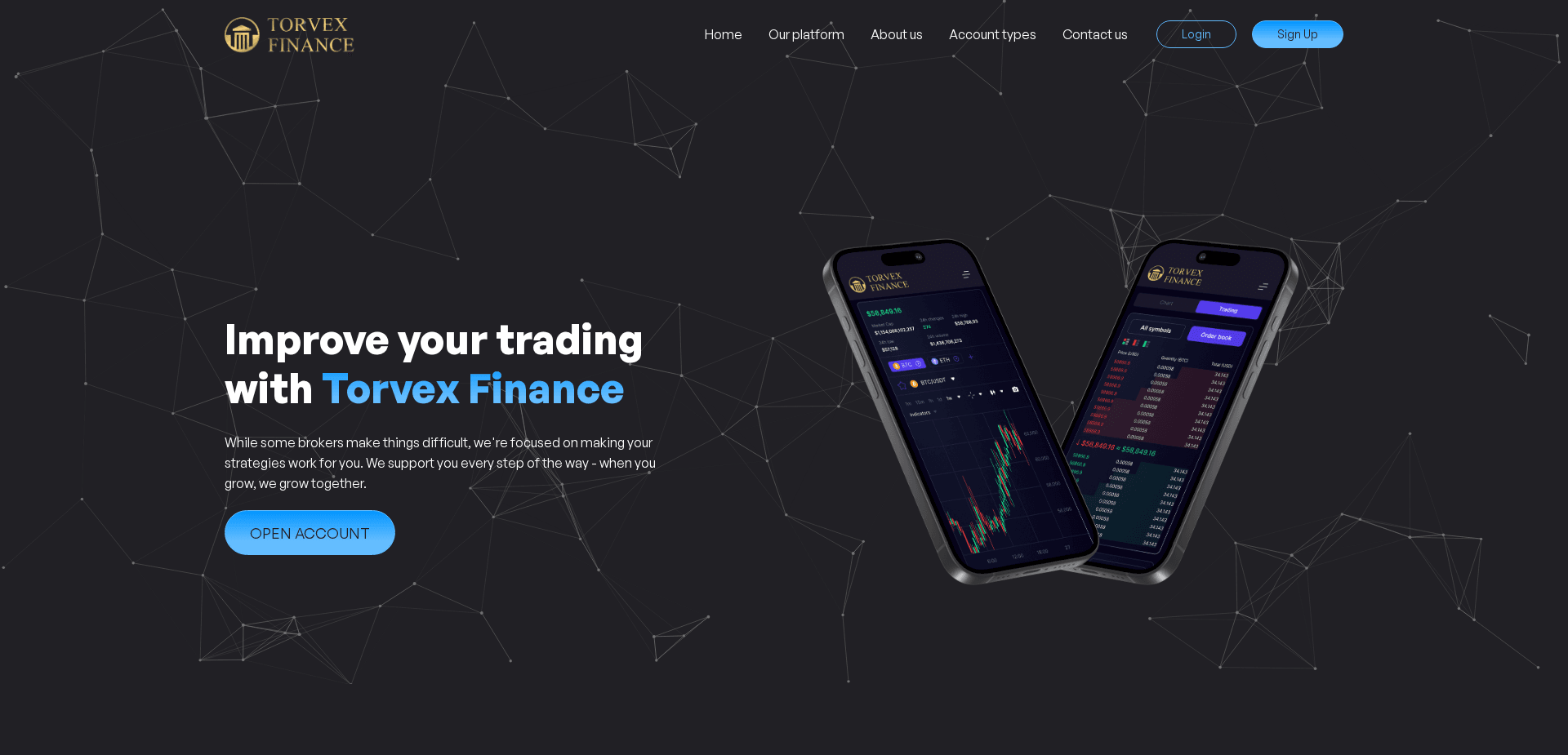 Website screenshot for https://torvexfinance.com/ - 1