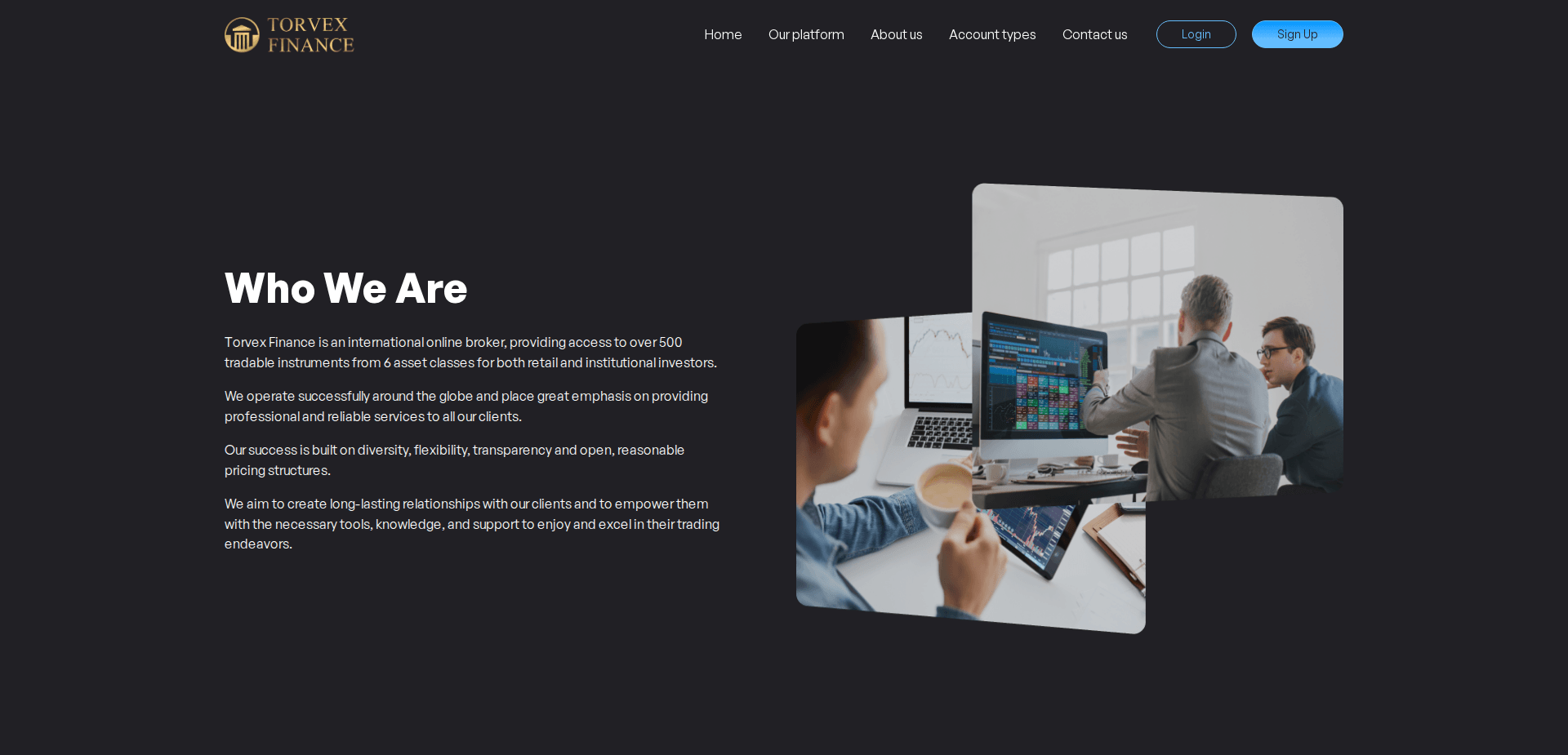 Website screenshot for https://torvexfinance.com/ - 3