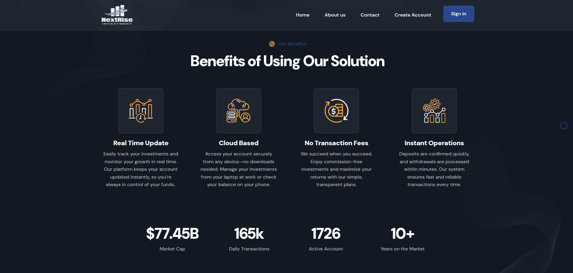 Преимущества работы с NextRise Investment