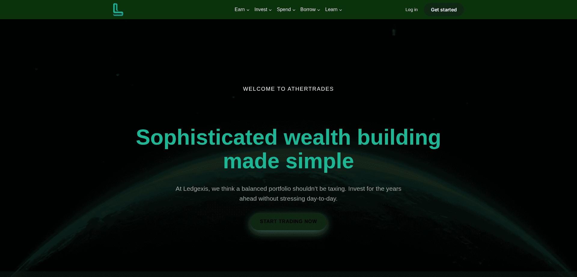 Website screenshot for https://ledgexis.com/ - 1