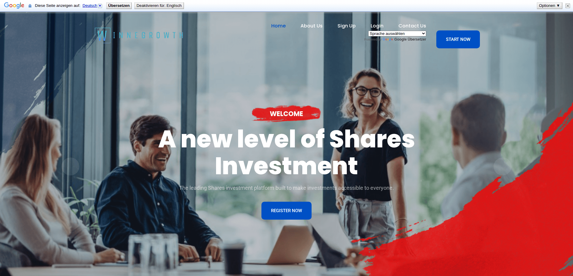 Website screenshot for https://winnegrowth.com/ - 1