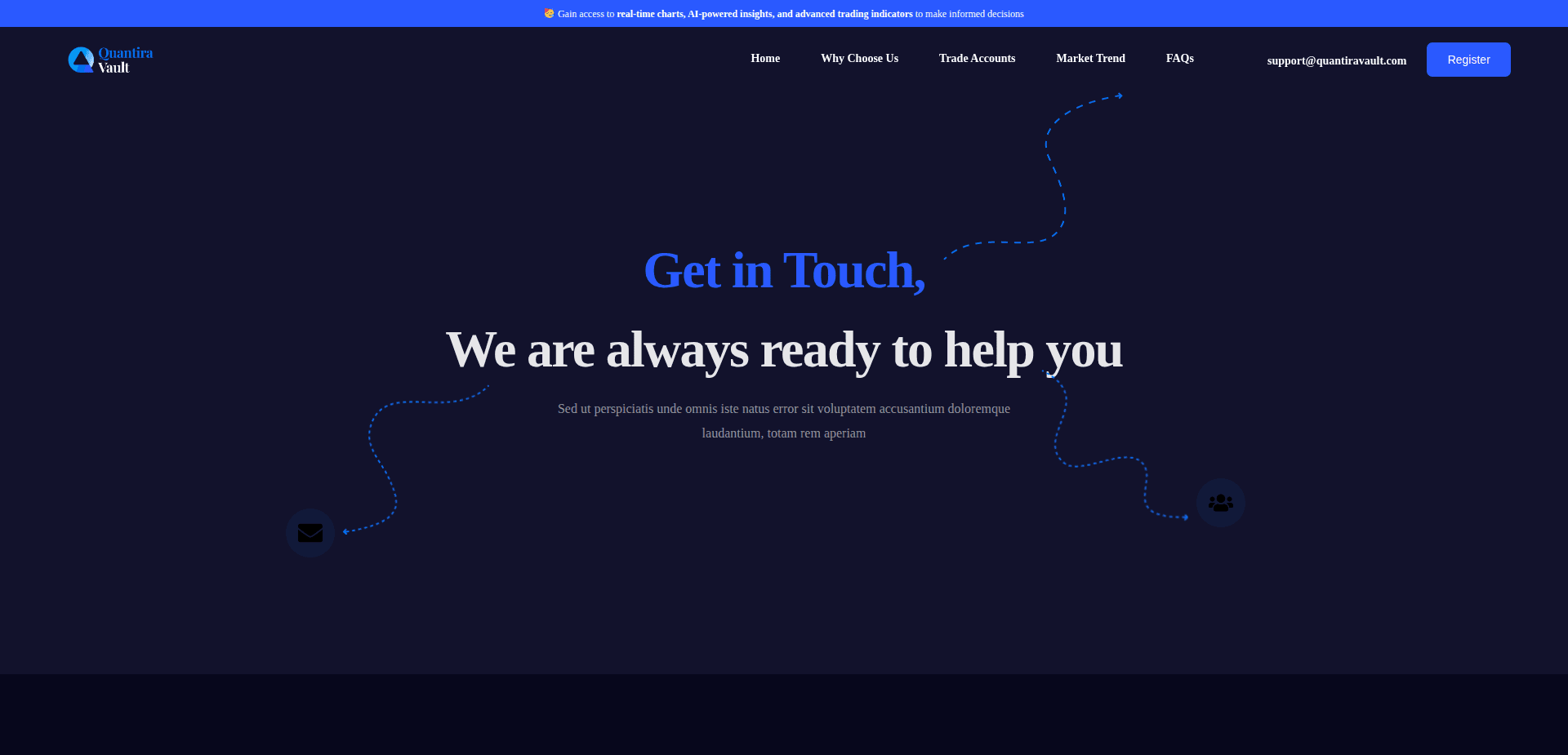 Website screenshot for https://quantiravault.com/ - 2