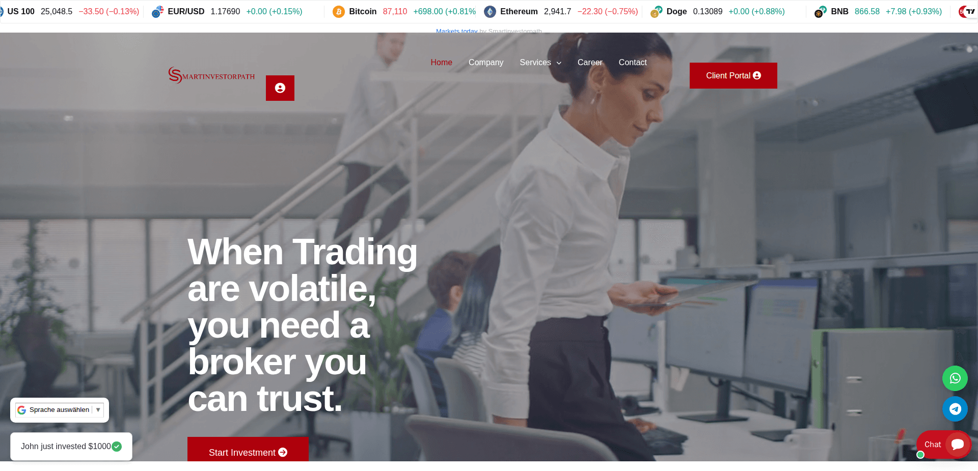 Website screenshot for https://smartinvestorpath.com/ - 1