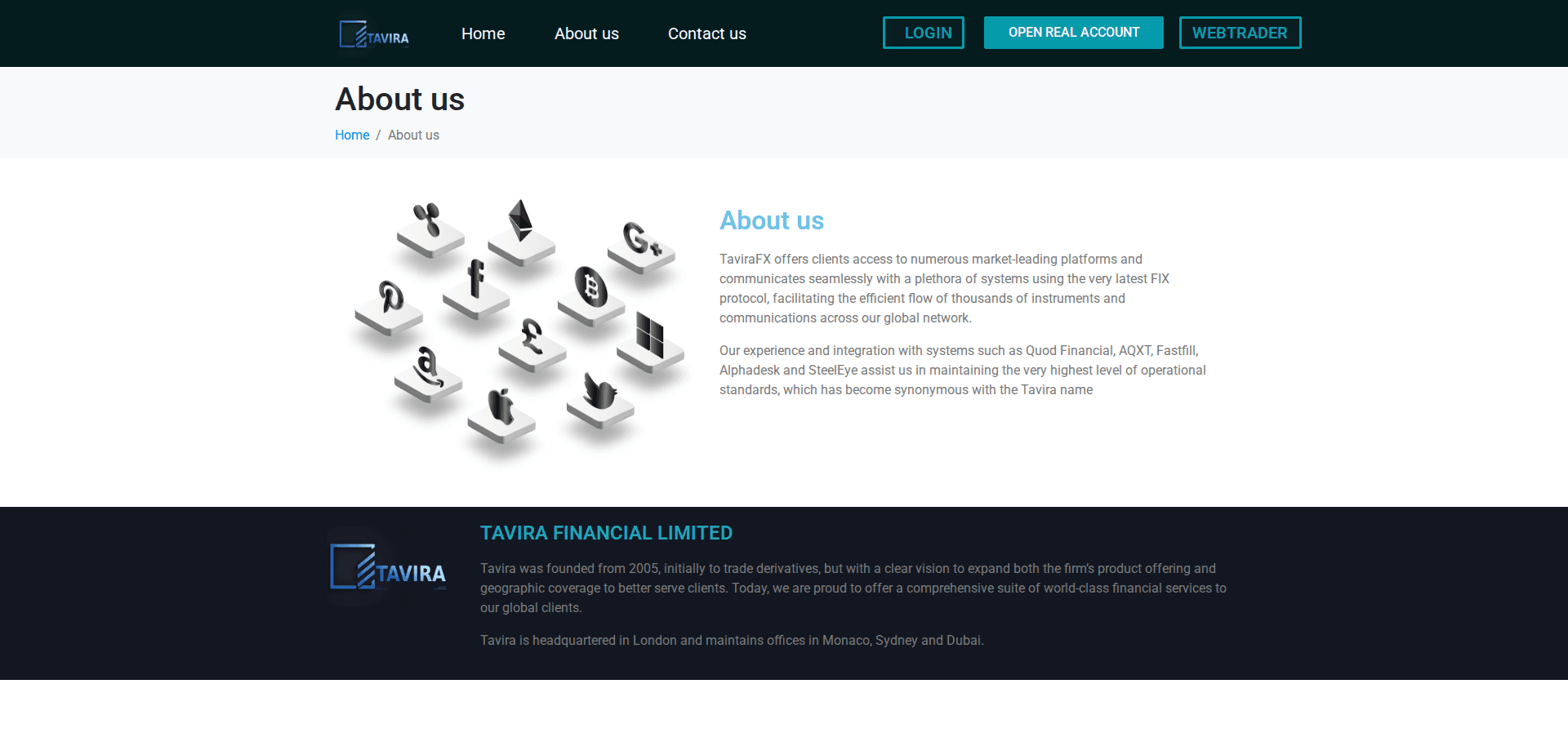 Website screenshot for https://tavirafx.com/ - 3