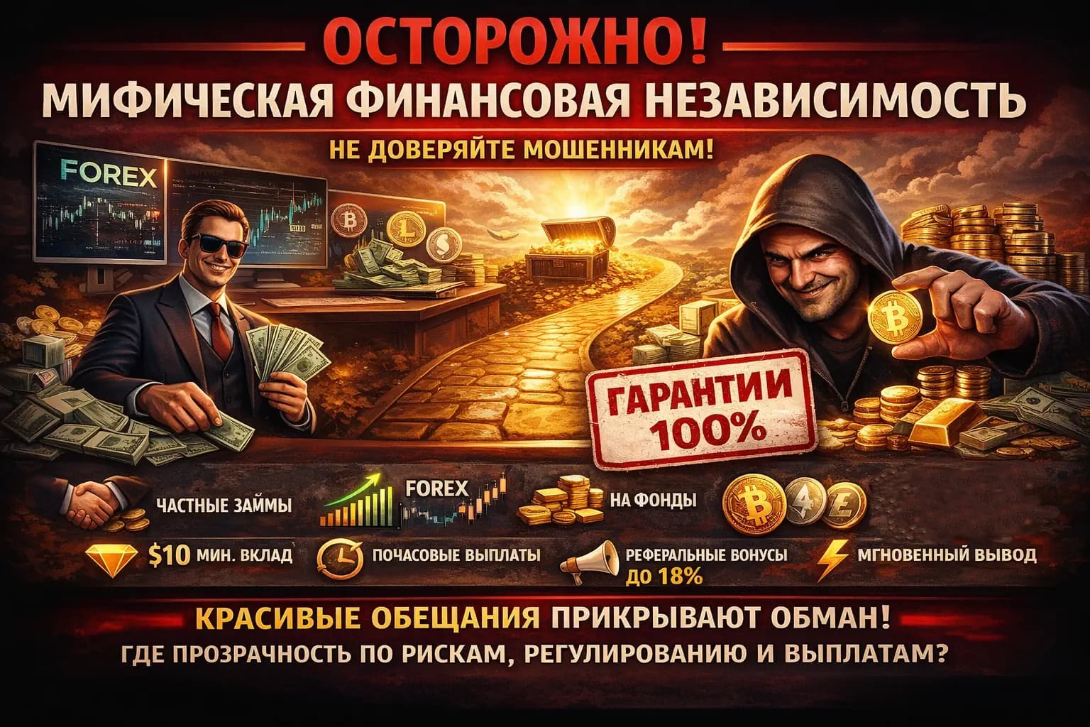 Фейковая финансовая независимость - отзывы и обзор. Развод, лохотрон или правда. Только честные и правдивые отзывы.