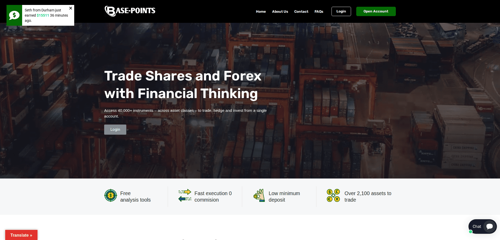 Website screenshot for https://base-points.org/ - 1