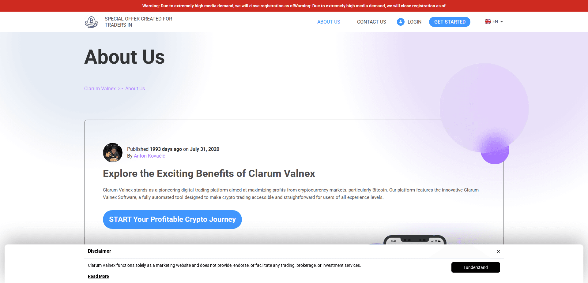 Website screenshot for https://clarumvalnex-engine.com/ - 3