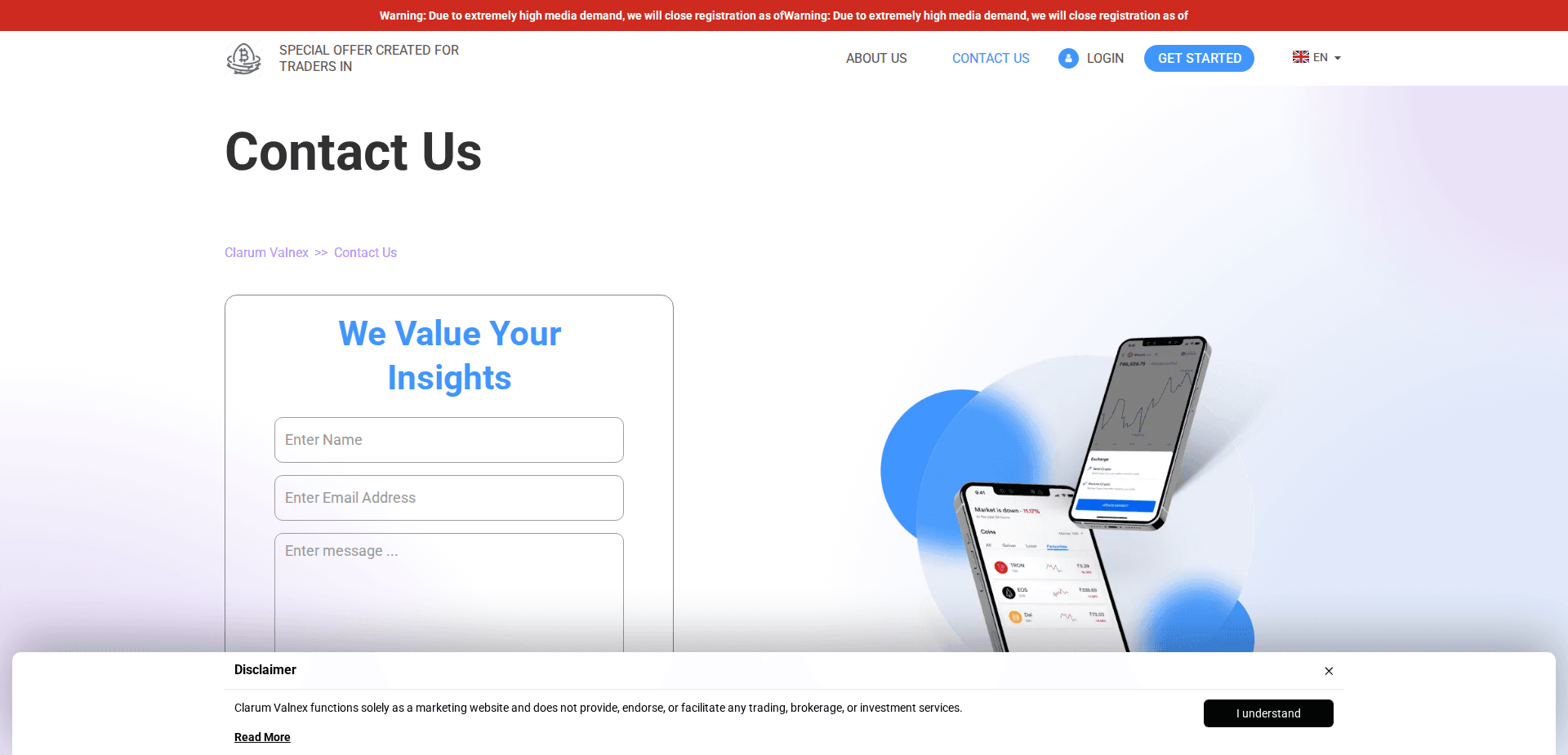 Website screenshot for https://clarumvalnex-engine.com/ - 2