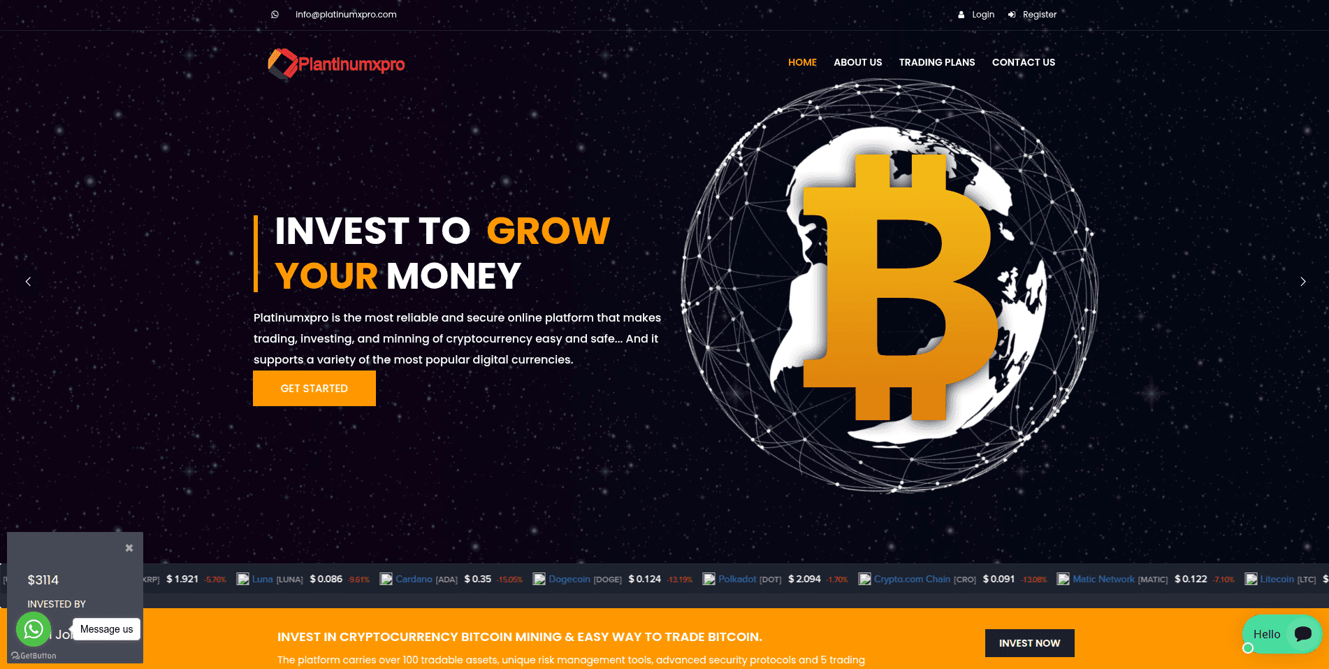 Screenshot platinumxpro.com - 1